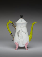 Load image into Gallery viewer, Jane Frances Reilly - White ladder pink feet