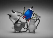 Load image into Gallery viewer, Jane Frances Reilly - Blue fence