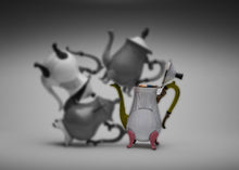 Load image into Gallery viewer, Jane Frances Reilly - White ladder pink feet