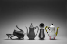 Load image into Gallery viewer, Jane Frances Reilly - White ladder pink feet