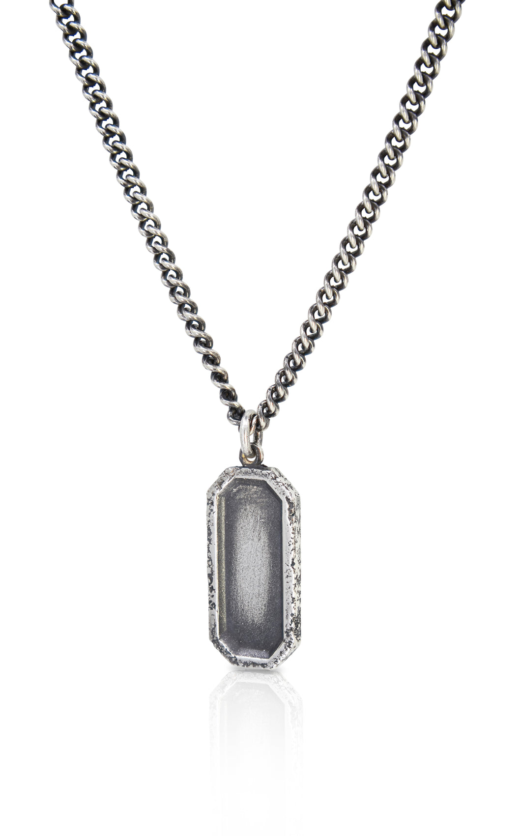 Callan Denis-Corroded Portrait recess pendant