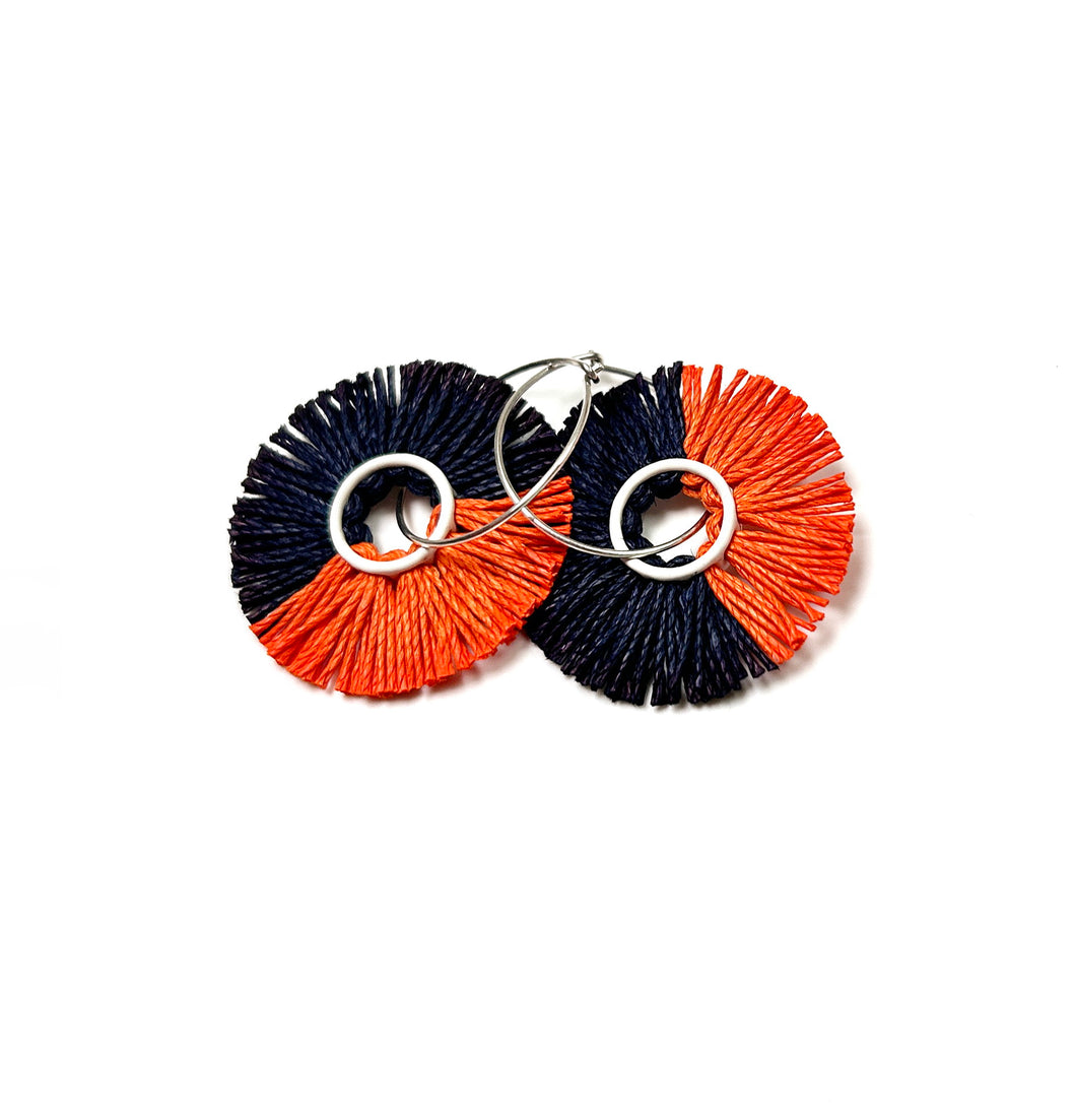 Vicki Mason - Tangerine twilight stamens – earrings