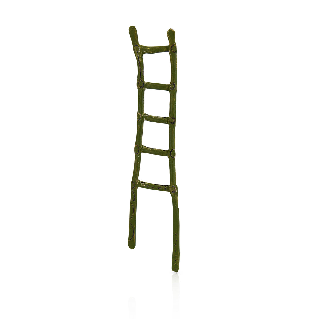 Jane Frances Reilly - Ladder Brooch – 5 Green Rungs