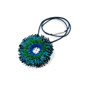 Vicki Mason - Sky gum flower – neckpiece