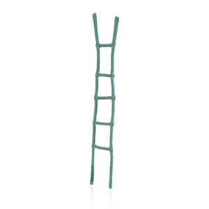 Jane Frances Reilly - Ladder Brooch - 5 Teal Rungs