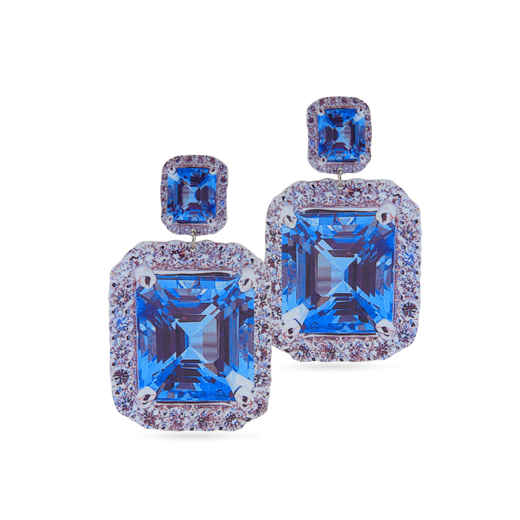 Anna Davern - Rocks - emerald cut