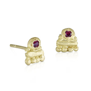 Romy Mittelman - Ruby stud earrings